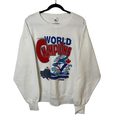 1992 Toronto Blue Jays Crewneck Sz L (A7989)