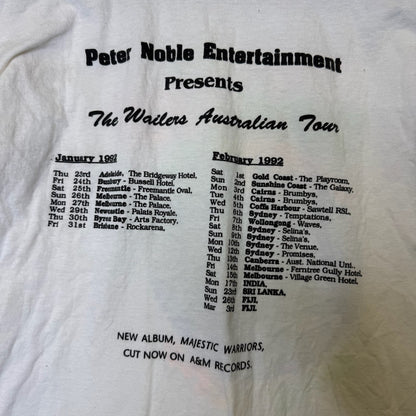 1992 The Wailers Australia Tour T-Shirt Sz M (B354)