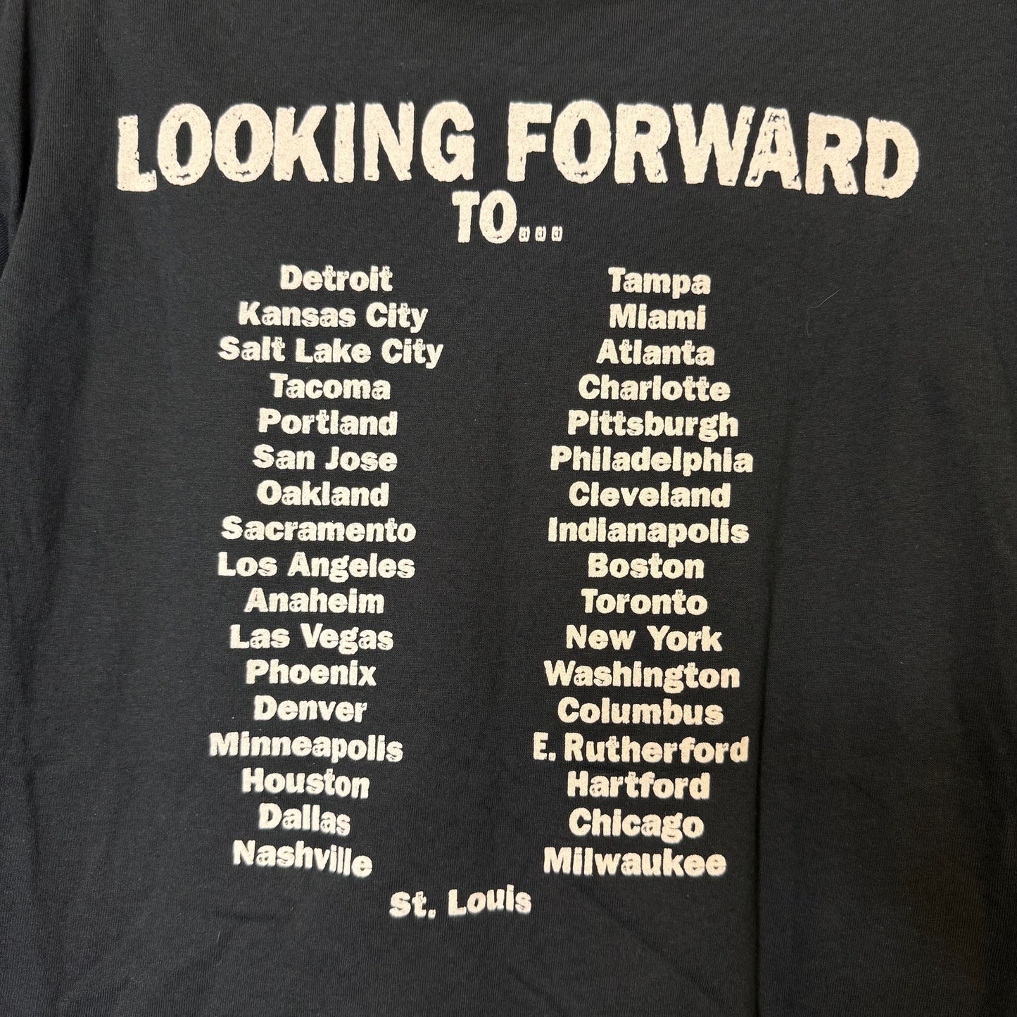 2000 Crosby, Stills, Nash & Young Tour T-Shirt Sz L (B2240)