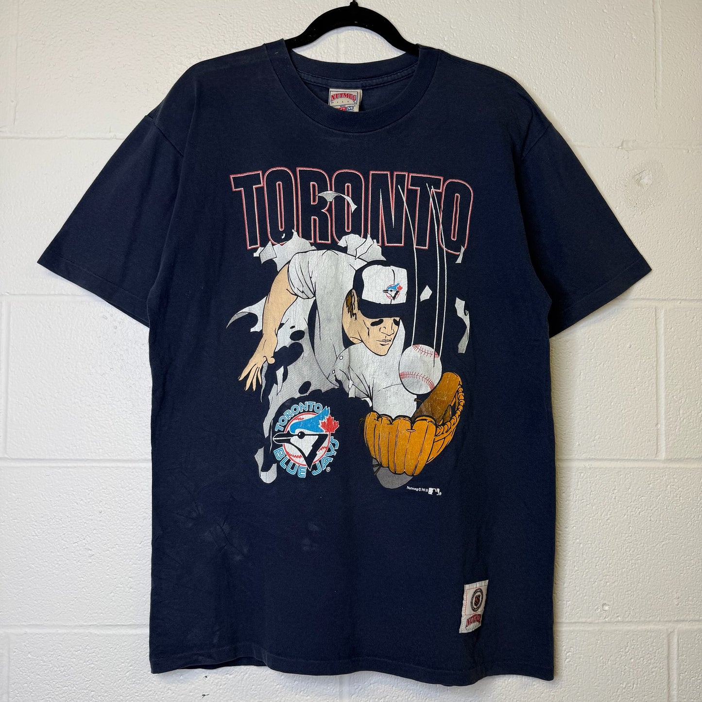 90's Toronto Blue Jays Nutmeg Breakthrough T-Shirt MLB (B2067)