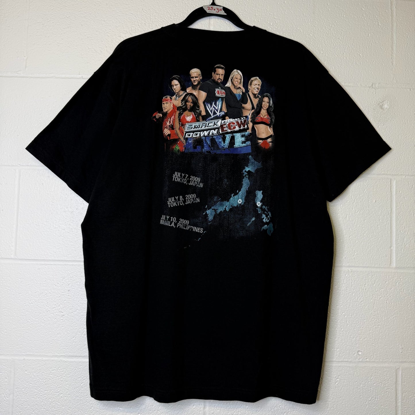 2000s Smackdown Live ECW Wrestling T-Shirt Sz XL (B2630)