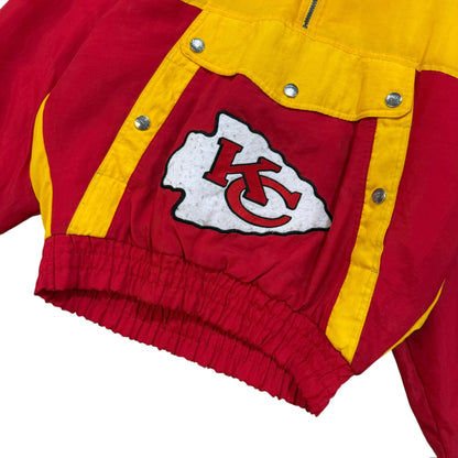 90s Kansas City Chiefs NFL Jacket Nutmeg Sz M