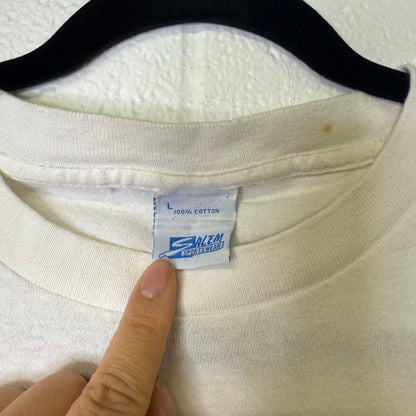 1990 Oakland Athletics Rickey Henderson Salem MLB T-shirt Sz L (B1679)