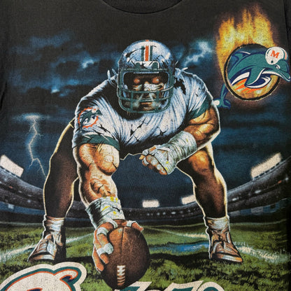 90's Miami Dolphins NFL T-shirt Sz M (B671)