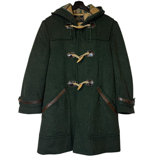 Vtg Duffle Coat by Zero King Jacket Sz M (B1779) Virgin Wool