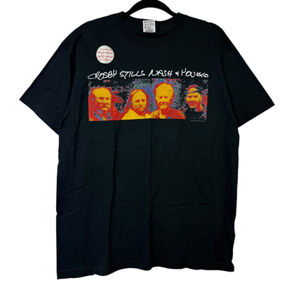 2000 Crosby, Stills, Nash & Young Tour T-Shirt Sz L (B2240)