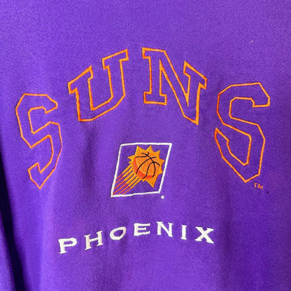 90's Phoenix Suns NBA Crewneck Sz L (A8051)