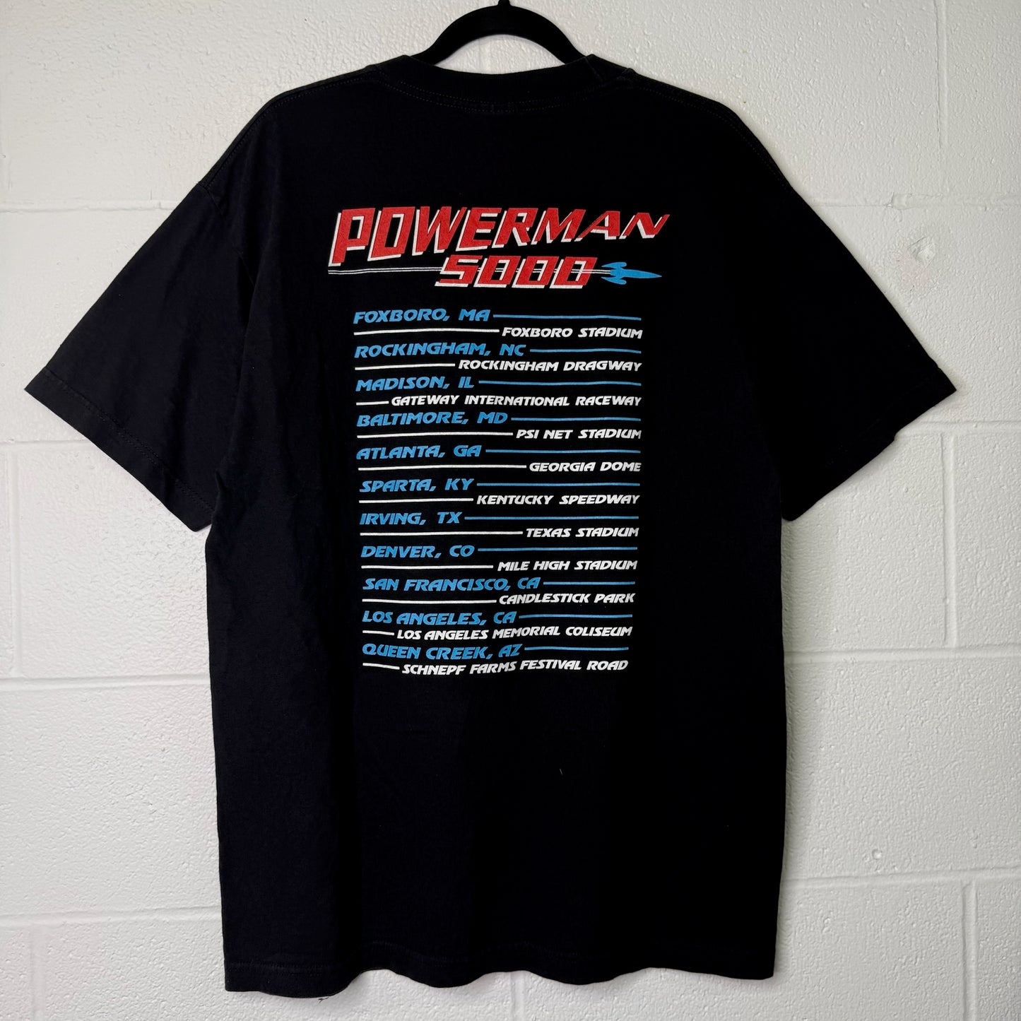2000 Powerman 5000 Band T-Shirt Sz L