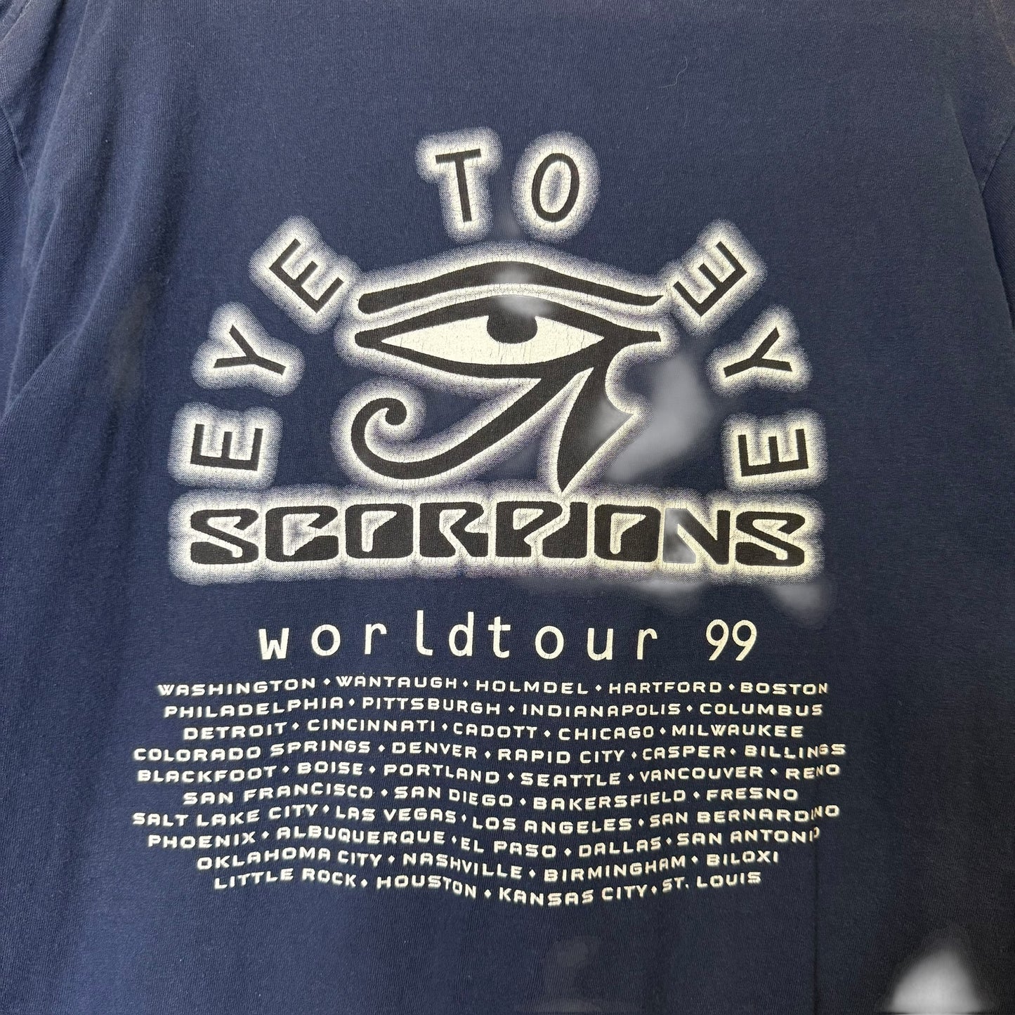 1999 Scorpions Tour T-Shirt Sz L