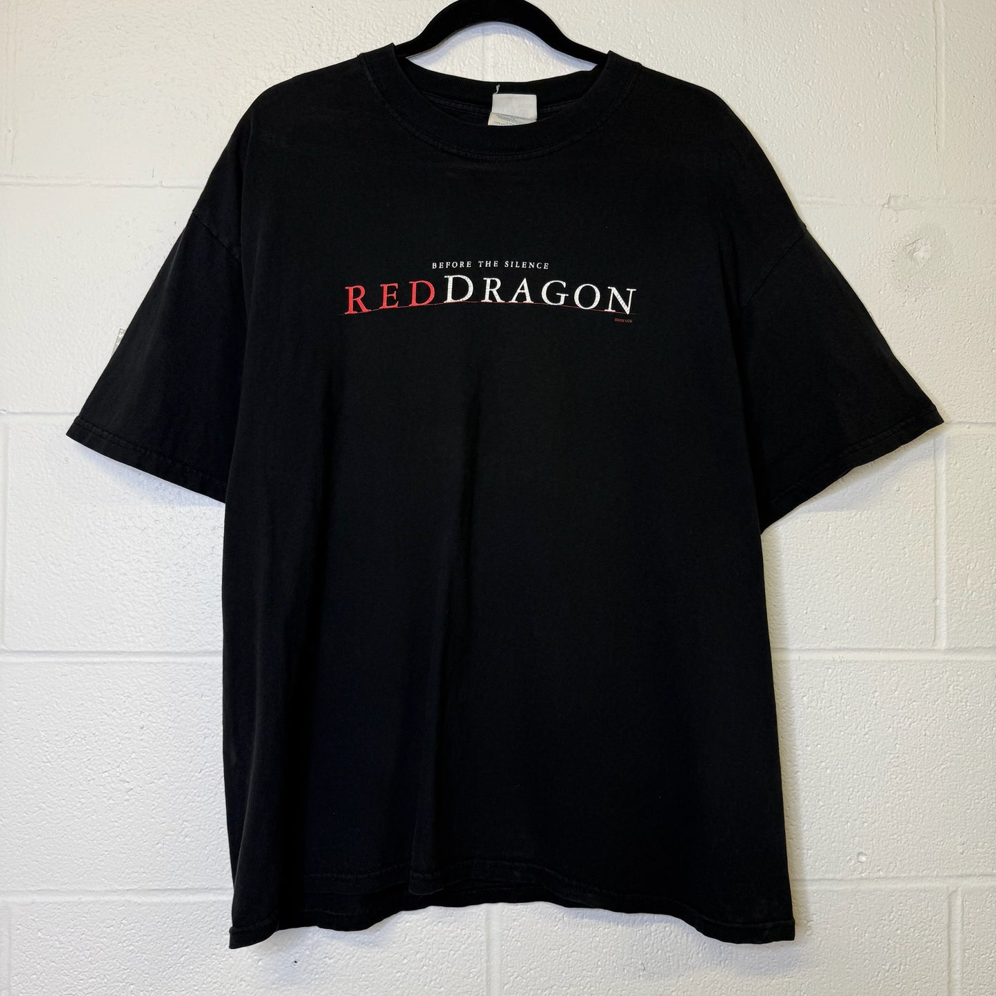 2002 Red Dragon Movie Promo T-shirt Sz XL (B1770) RARE Back Print