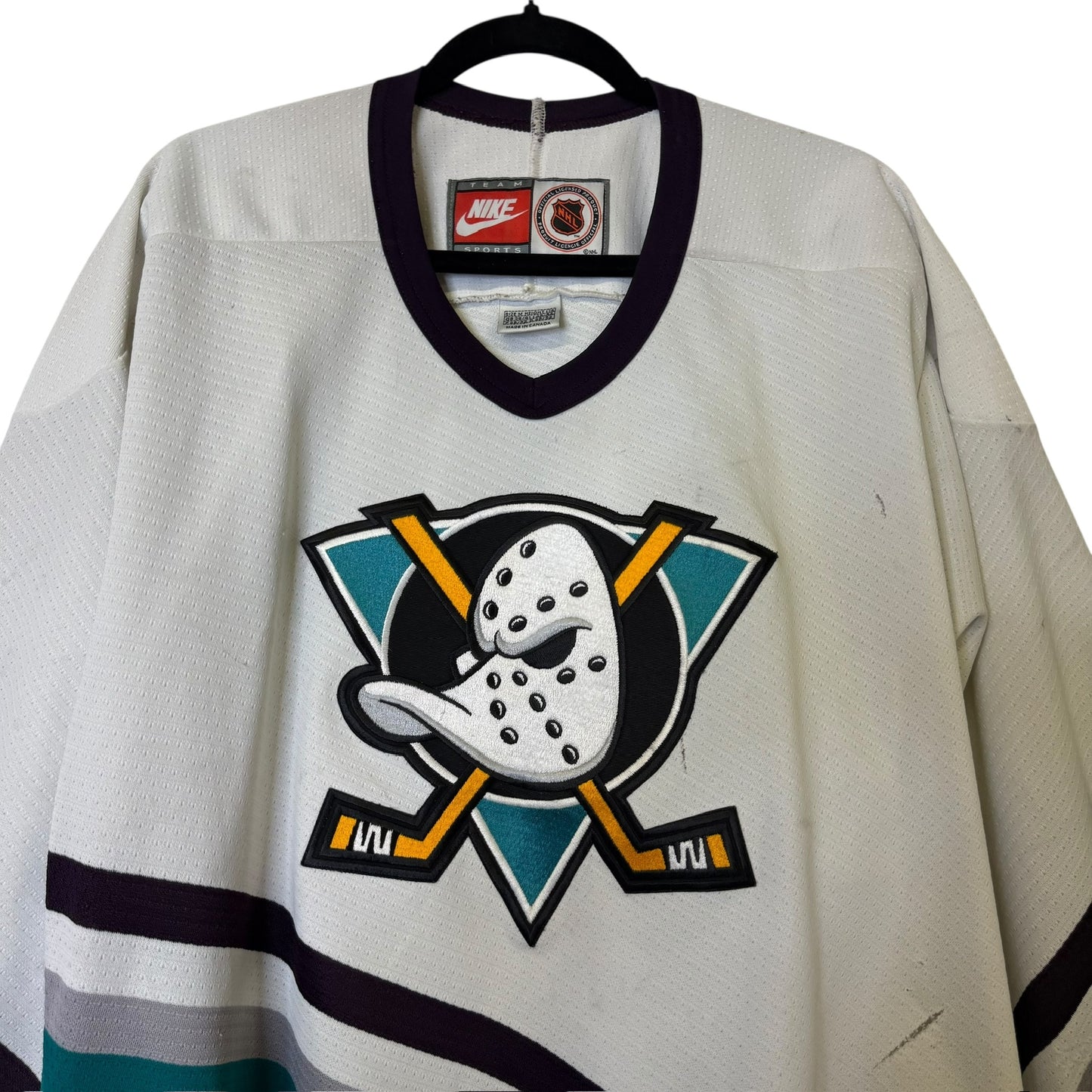 90s Mighty Ducks Nike NHL Jersey Sz M