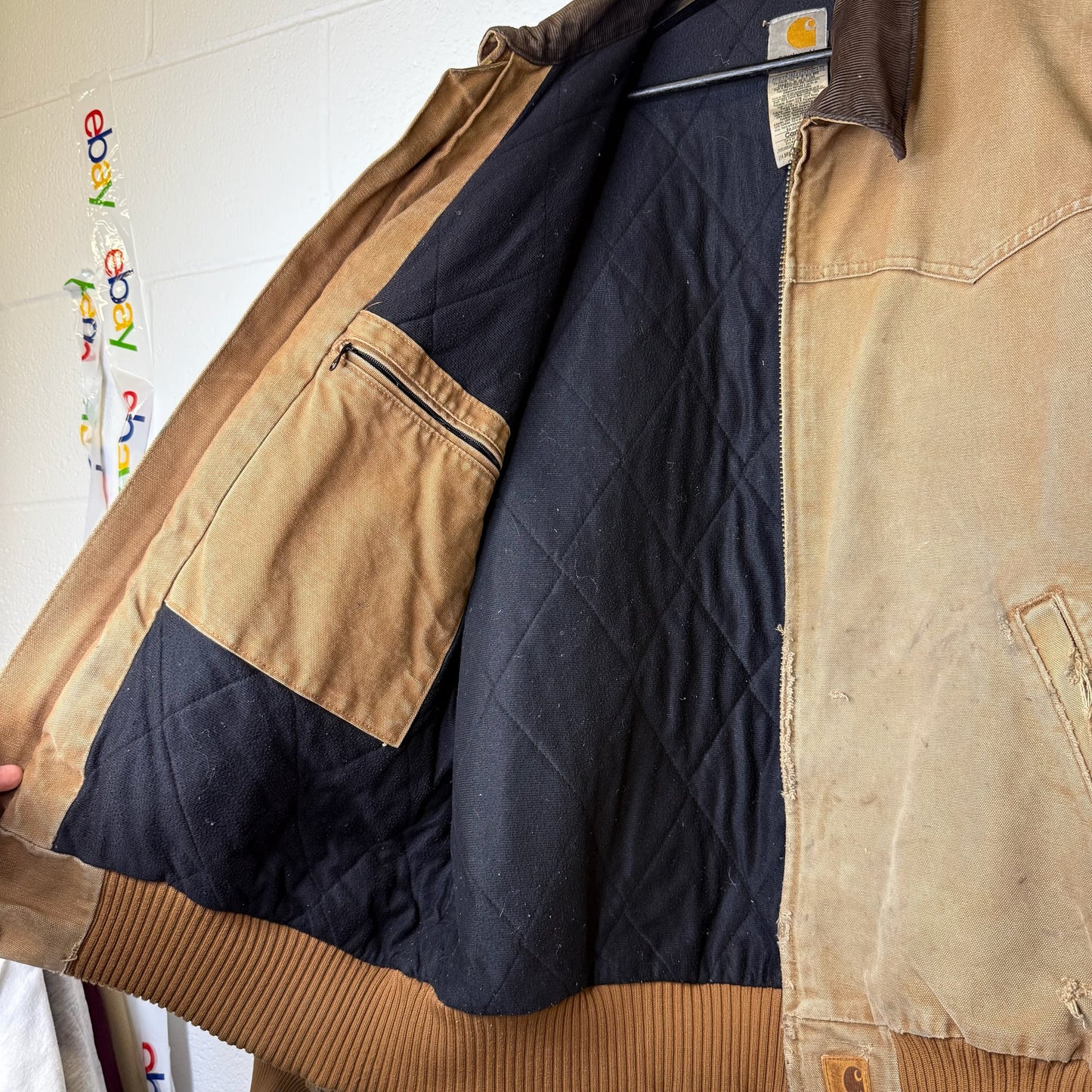 Carhartt Tan Santa Fe Jacket Sz XL (A9752)