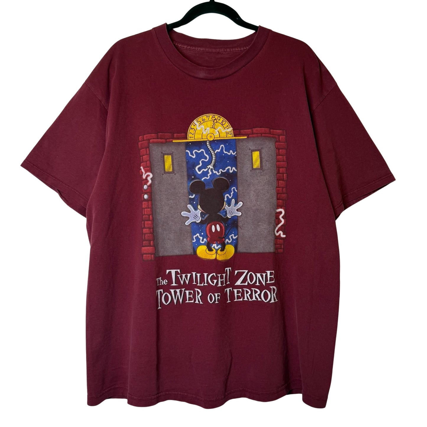 90s Mickey Mouse Disney Tower Of Terror T-Shirt (B2395)