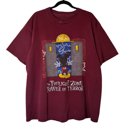 90s Mickey Mouse Disney Tower Of Terror T-Shirt (B2395)