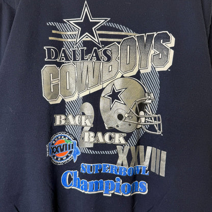 1993 Dallas Cowboys NFL Super Bowl Crewneck (B2412)
