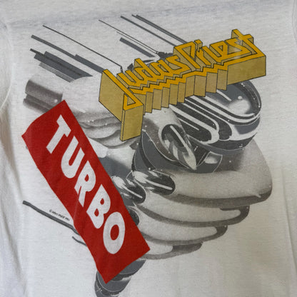 1985 Judas Priest Turbo Tour T-shirt Sz M (B1766)