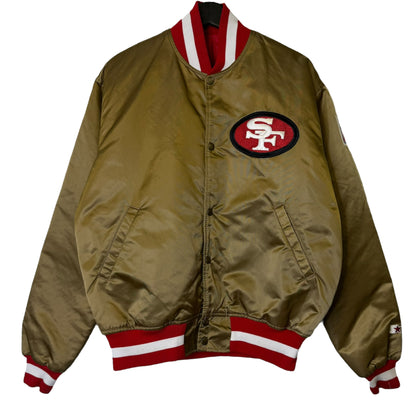 90s San Francisco 49ers NFL Satin Starter Jacket