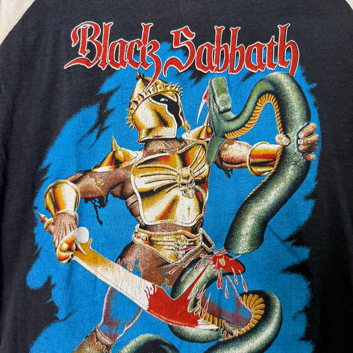 80s Black Sabbath Band Raglan T-Shirt