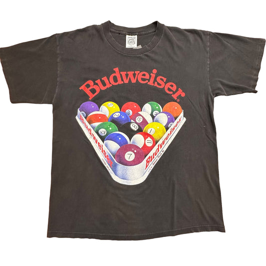 1992 Budweiser Billiard T-Shirt Sz XL (A3700)