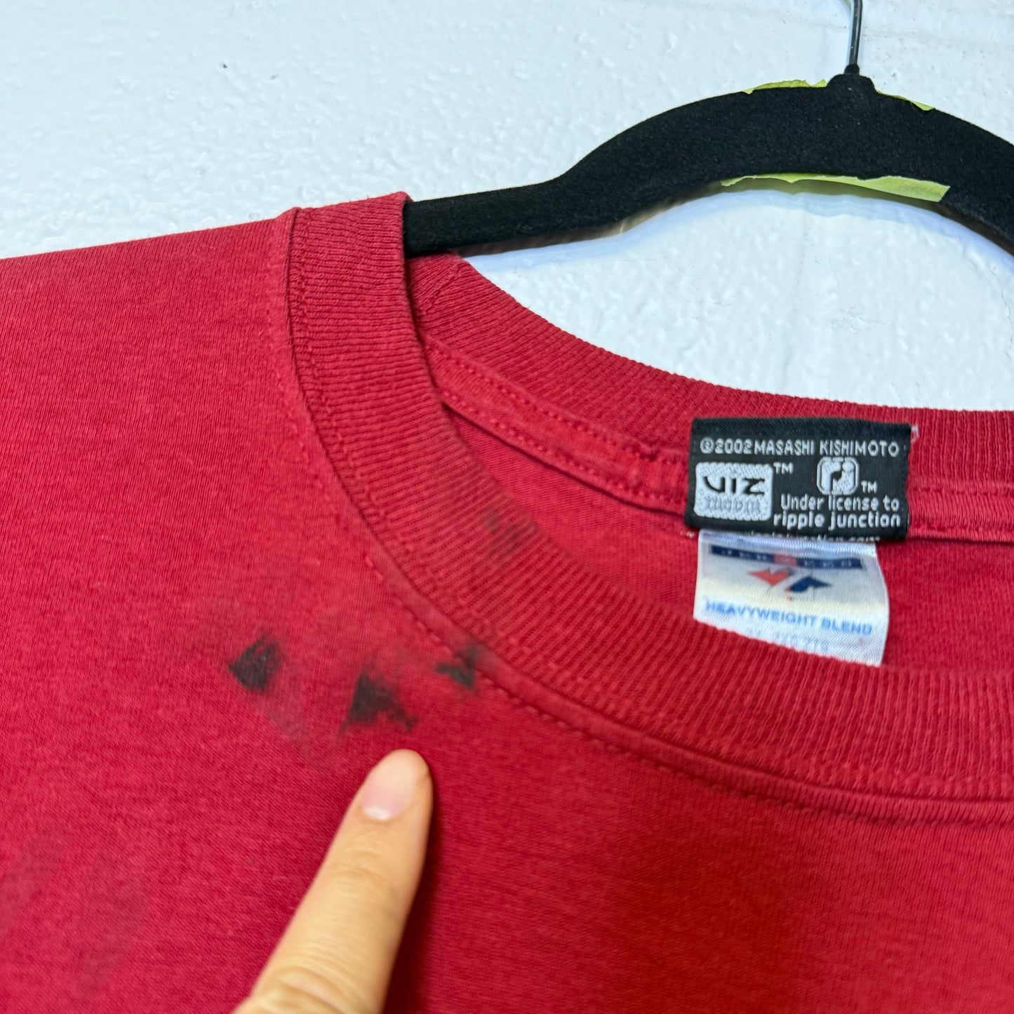 2002 Naruto Anime TV T-shirt Sz 2XL (B636)