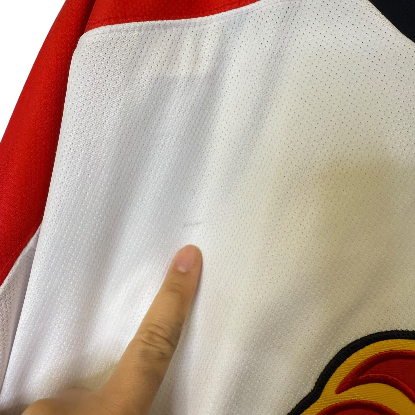 90s Calgary Flames Pedestal Jersy Sz L