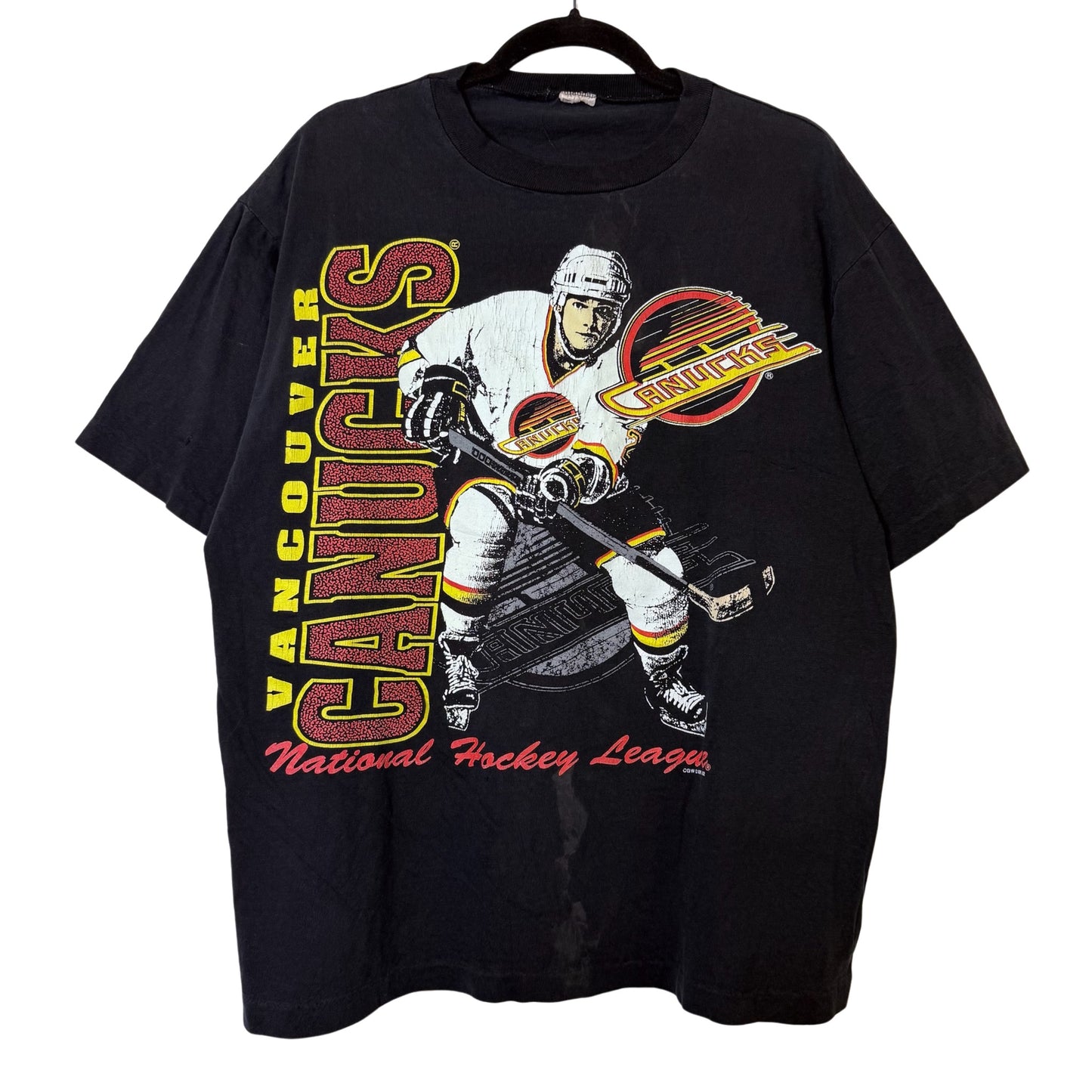 90's Vancouver Canucks NHL T-shirt Sz XL (B2543)