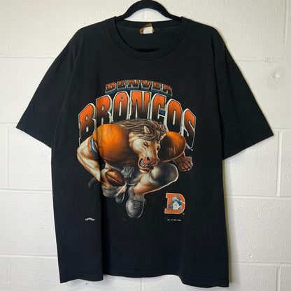 1994 Denver Broncos Nutmeg NFL T-shirt Sz XL (B2430)