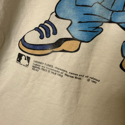 1993 Montreal Expos Bugs Bunny Taz NHL T-shirt Sz XL (B1685)