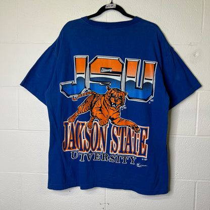 90s Mississippi Jackson State NCAA T-shirt Sz XL (B2444)