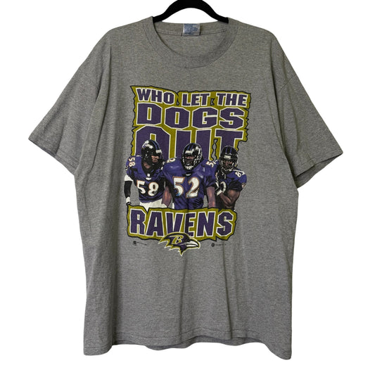 2000 Baltimore Ravens NFL T-shirt Sz XL (B676)