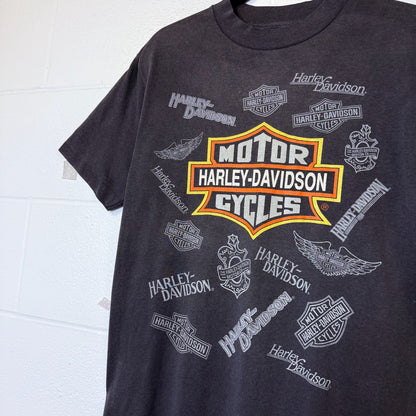 90's Harley Davidson T-Shirt Sz L (B2526)