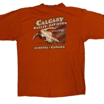 2006 Harley-Davidson Calgary LS T-shirt Sz XL (A2411)