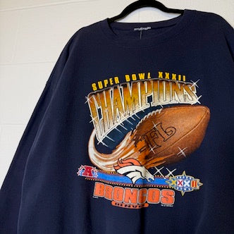 1998 Denver Broncos NFL Crewneck Sz XL (B1693)