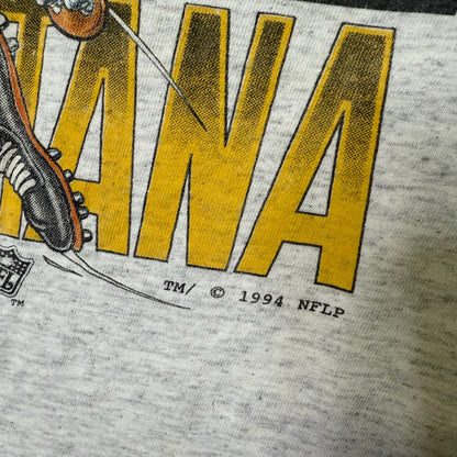 1994 Joe Montana Kansas City Chiefs NFL T-shirt Sz XL (B1601)