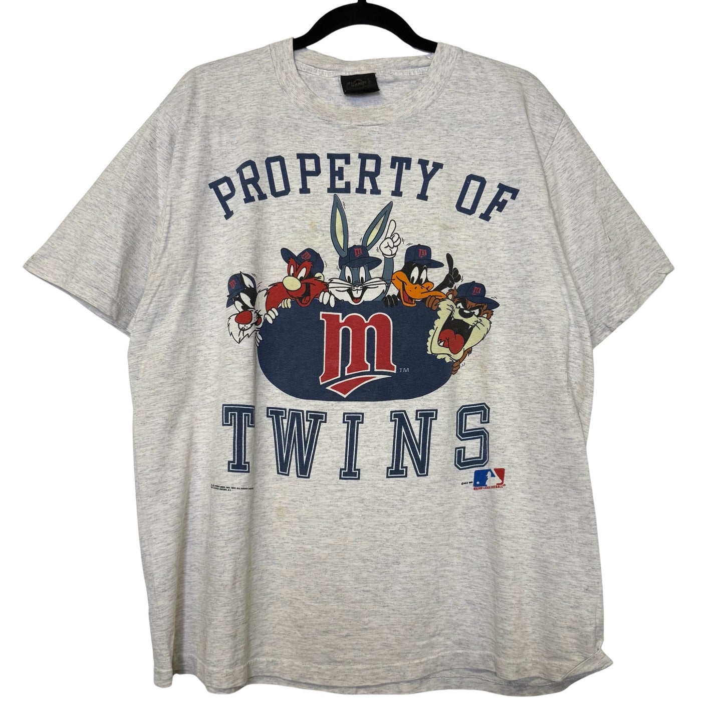 1991 Minnesota Twins MLB Looney Tunes T-shirt (B2995)