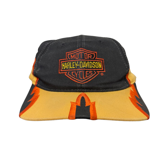 90s Harley Davidson SnapBack Flames Hat
