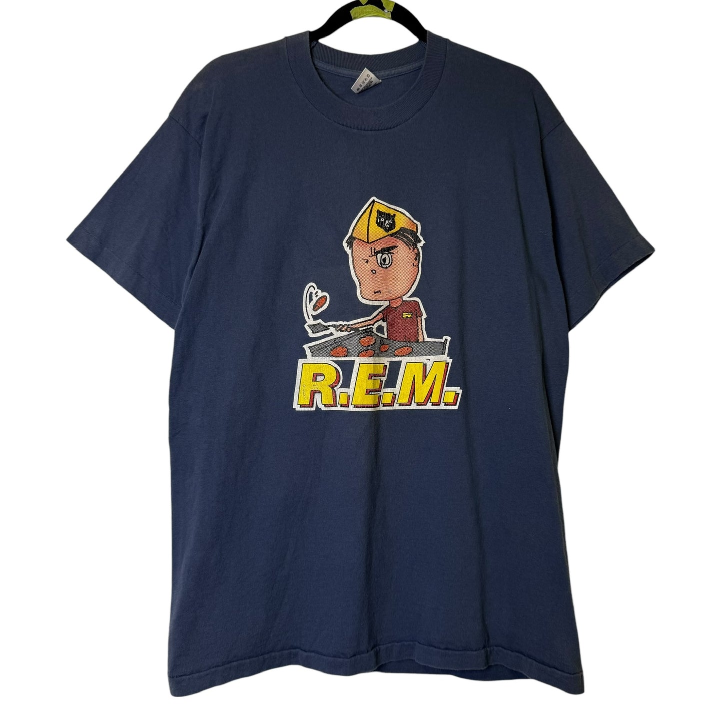 1994 R.E.M. Burger Flipper T-Shirt Sz L (B1722)
