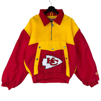 90s Kansas City Chiefs NFL Jacket Nutmeg Sz M