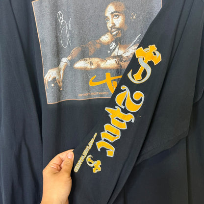 90's Tupac Most Wanted Rap Long Sleeve Shirt Sz 3XL (B1316)