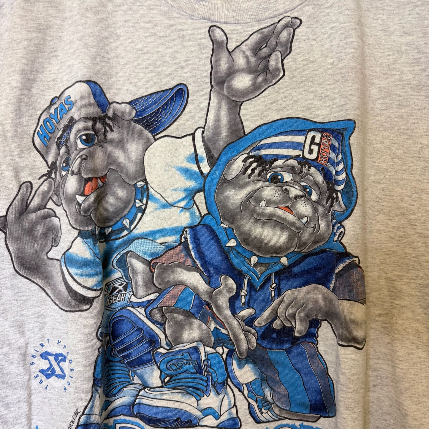 90's Georgetown Hoyas Xplosion T-Shirt (B2534)