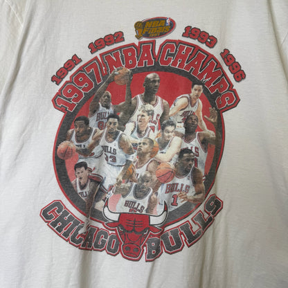 1997 Chicago Bulls NBAT-shirt Sz XL (B648)