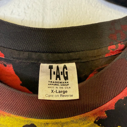 1993 Jurassic Park AOP Movie Promo T-shirt Sz XL (B1771)