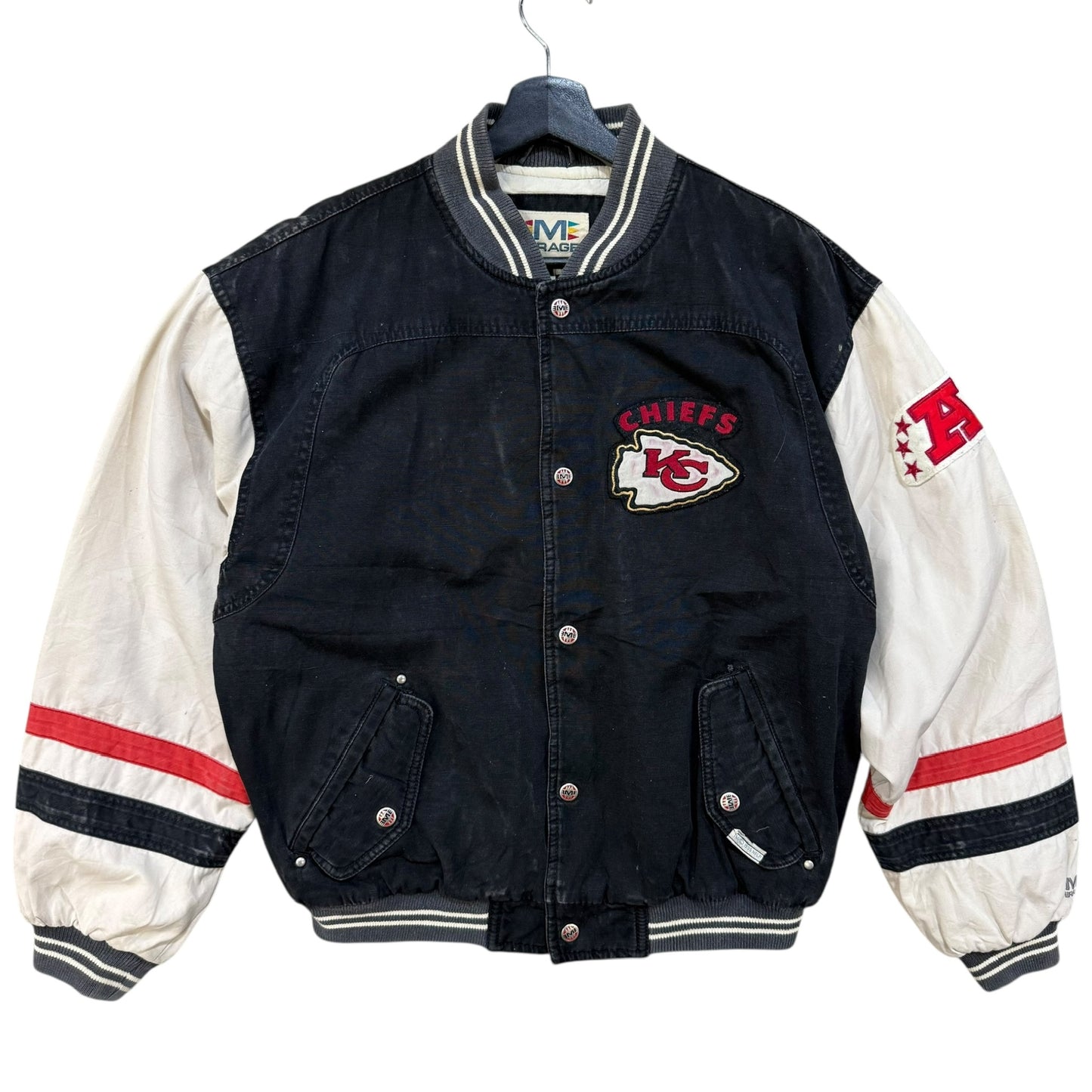 90s Kansas City Chiefs NFL Jacket Sz Youth XL