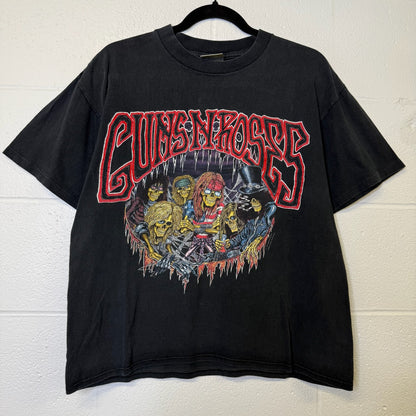 1992 Guns n Roses Tour T-shirt Sz L (B1006)