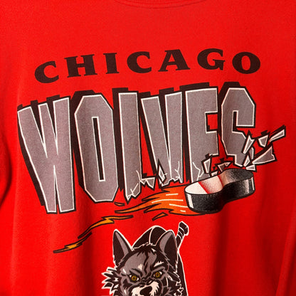 1994 Chicago Wolves IHL Crewneck Sz XL (A1449)