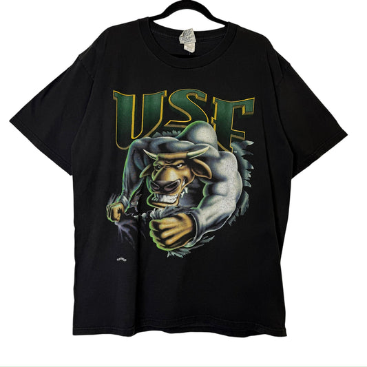 90's Nutmeg Breakthrough USF Bulls T-Shirt Sz (B2587)