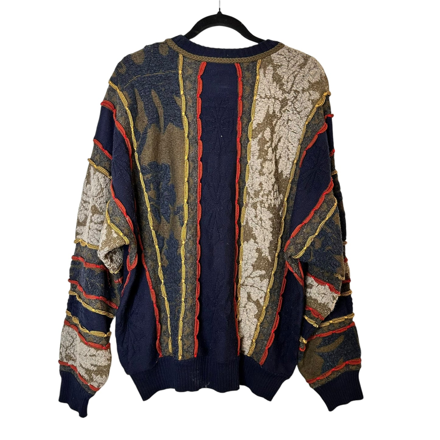 90's Coogi Style Sweater by Carlo Colucci Sz L (X739)