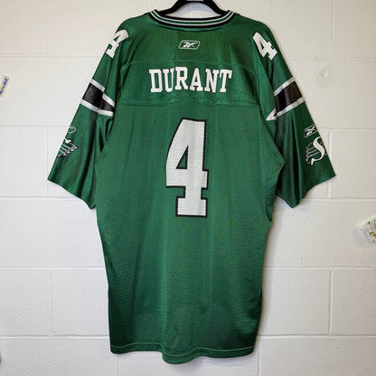 2000s Darian Durant Saskatchewan Roughriders Jersey Sz 2XL (B1796)