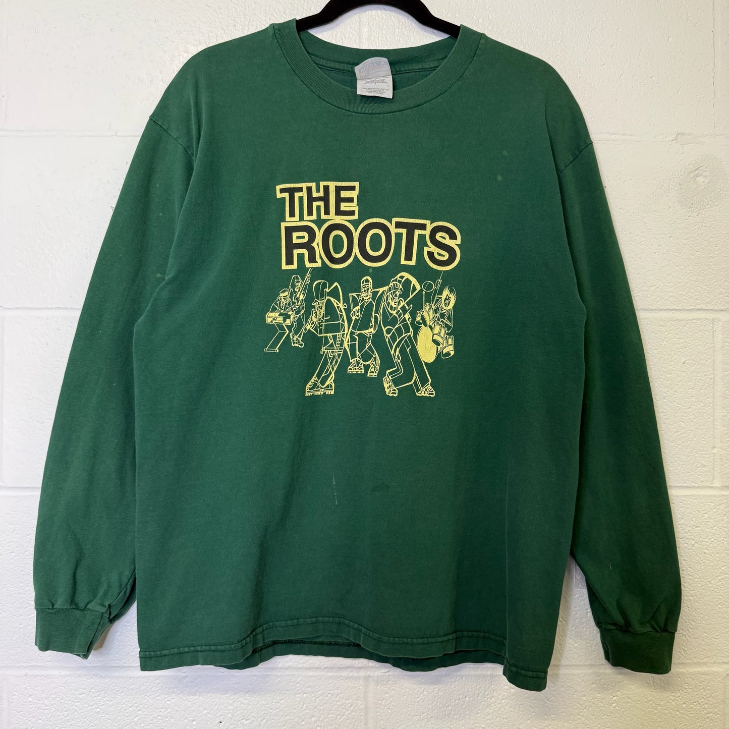 90s The Roots Illadelph Halflife Band Long Sleeve Shirt Sz L (B2486)