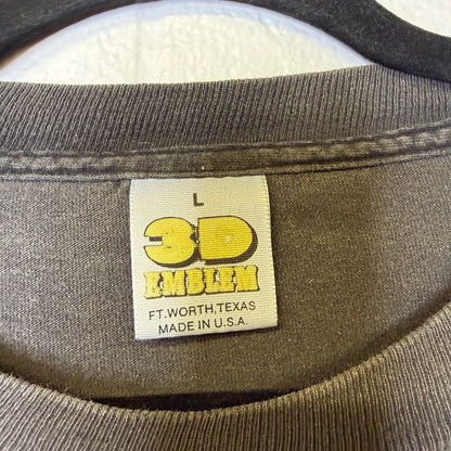 1989 Harley Davidson 3D Emblem Long Sleeve T-Shirt Sz L (B2263)